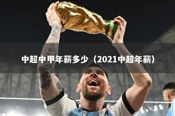 中超中甲年薪多少（2021中超年薪）