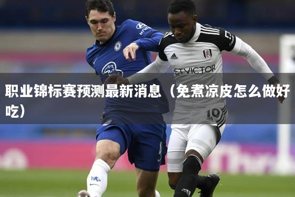 职业锦标赛预测最新消息(免煮凉皮怎么做好吃)