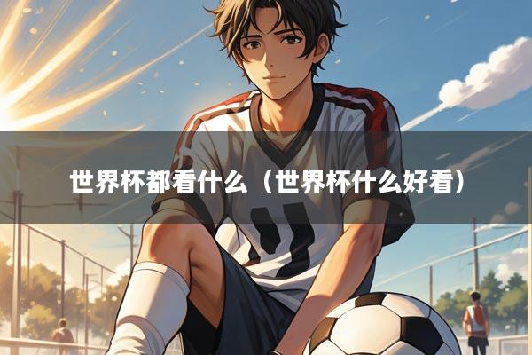 世界杯都看什么(世界杯什么好看)