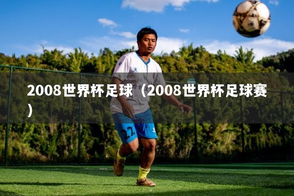 2008世界杯足球(2008世界杯足球赛)