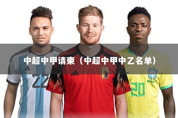中超中甲请柬(中超中甲中乙名单)