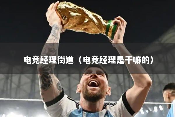 电竞经理街道（电竞经理是干嘛的）